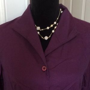 💄Cute Purple blouse, M